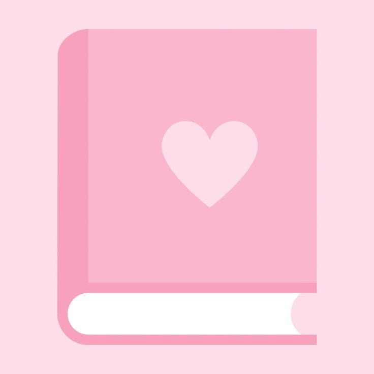 BOOK-cute-pink-app-icon