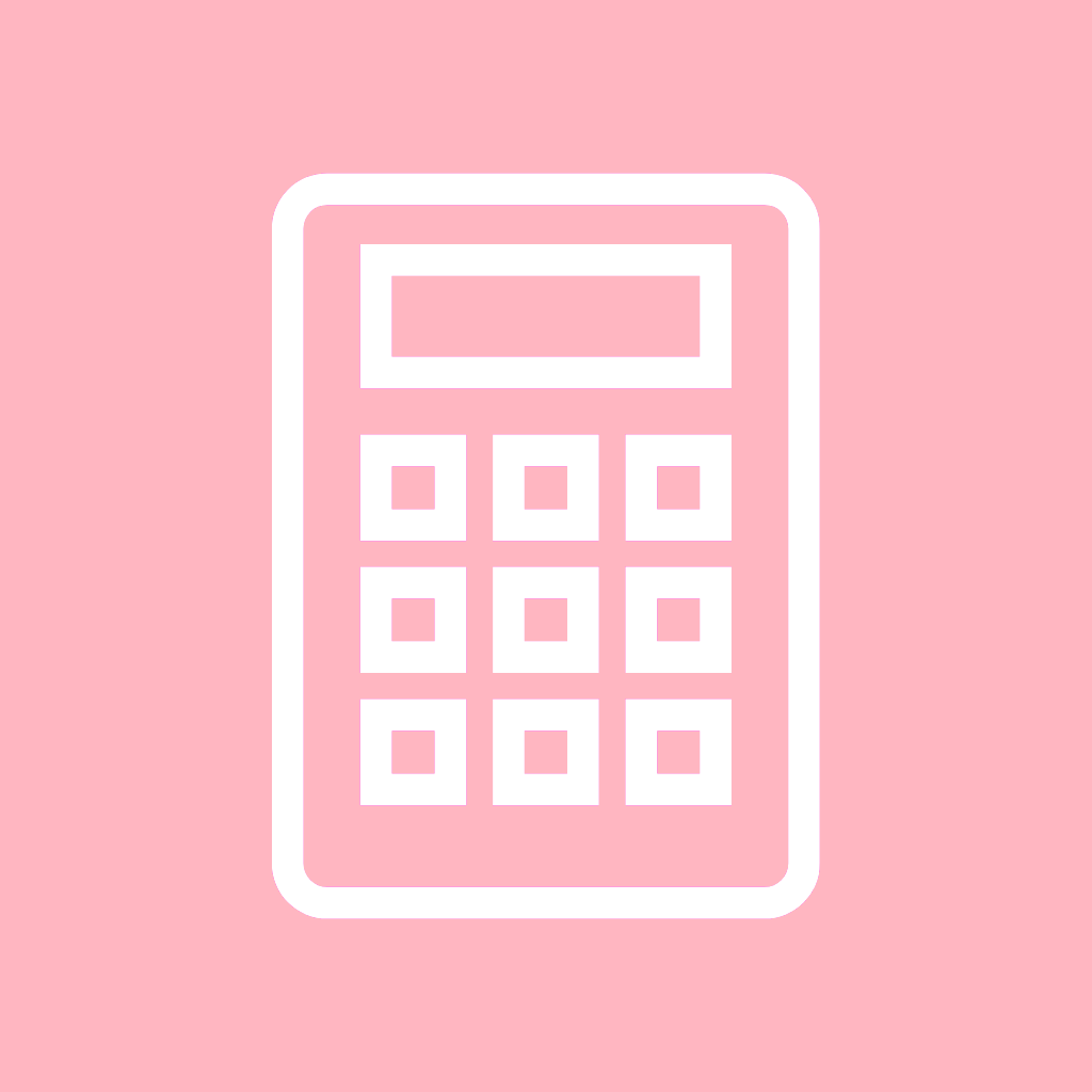 CALCULATOR-light-pink-app-icon