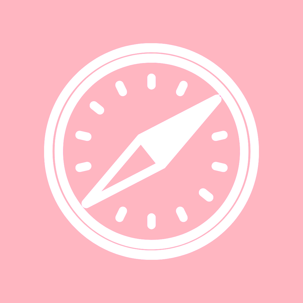 SAFARI-light-pink-app-icon