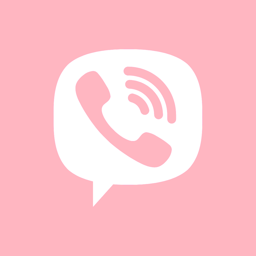 VIBER-light-pink-app-icon