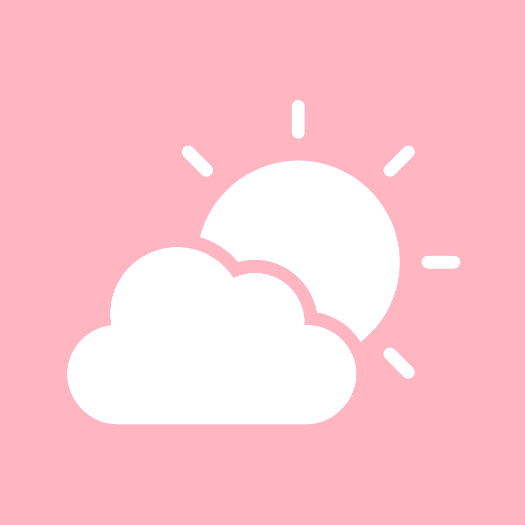 WEATHER-light-pink-app-icon