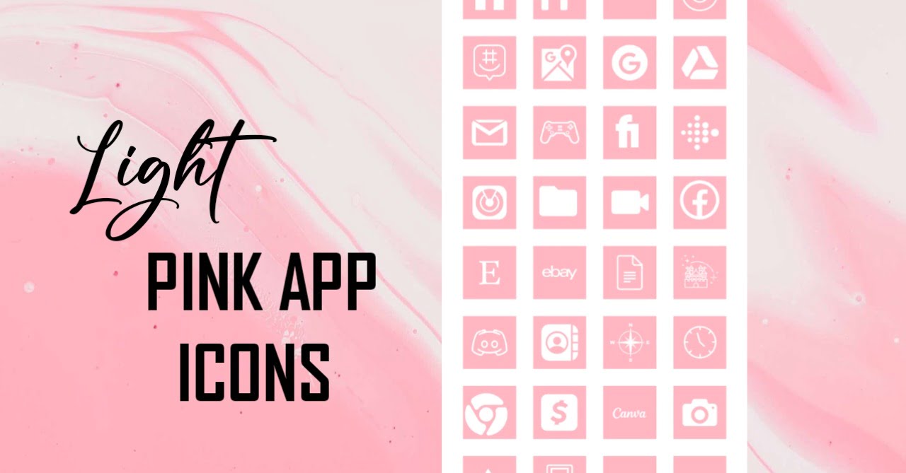 light-pink-app-icons-free