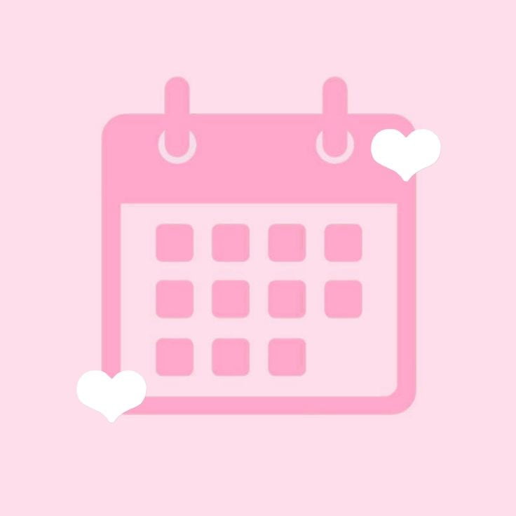 new-calander-cute-pink-app-icon