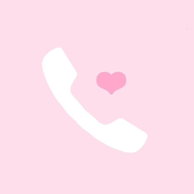 new-call-cute-pink-app-icon