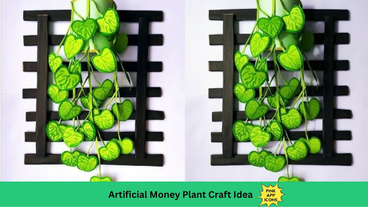 Artificial-Money-Plant-Craft-Idea