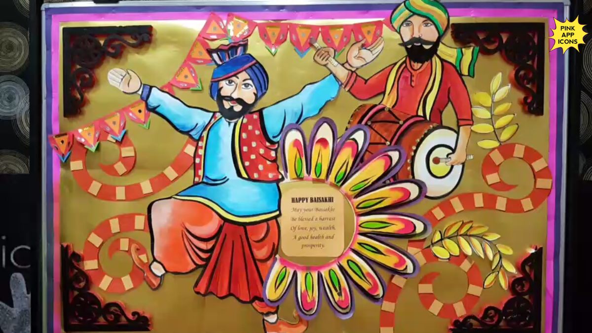 Baisakhi Board Decoration at Home