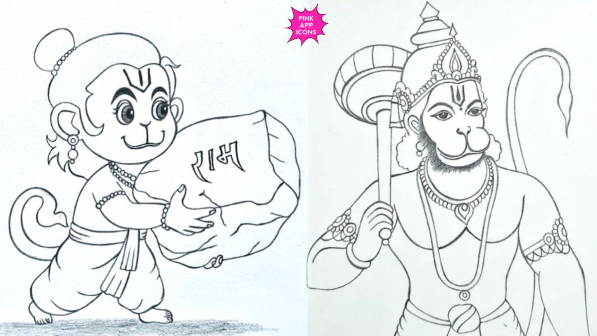 Best Hanuman Drawing for Kids