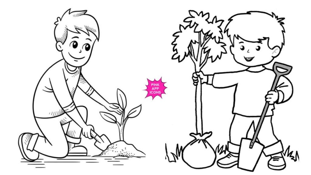 20 Easy Planting Trees Drawing Ideas With Pencil