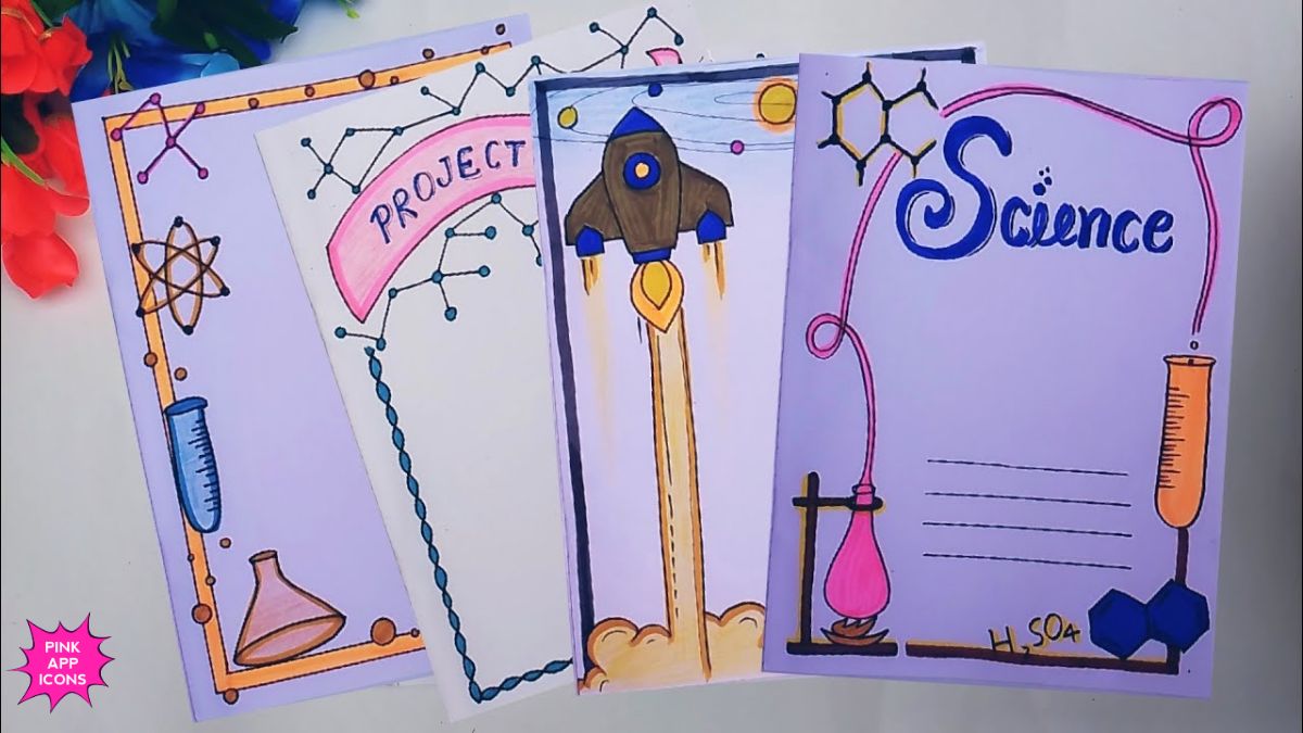 25+ Science First Page Decoration Ideas for School