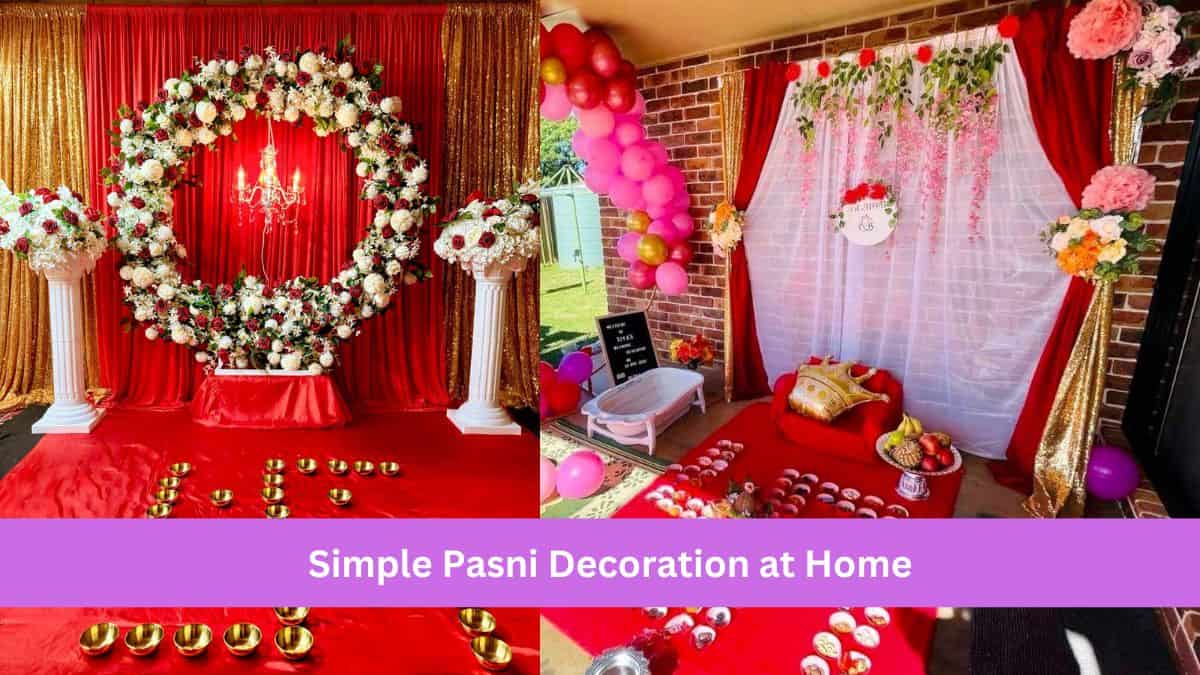 Simple Pasni Decoration at Home