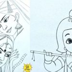 Simple Radha Krishna Drawing Ideas