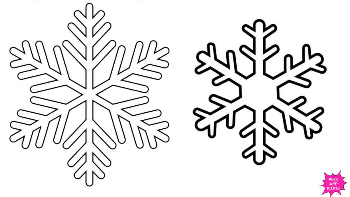 Simple Snowflake Drawing Ideas for Kids