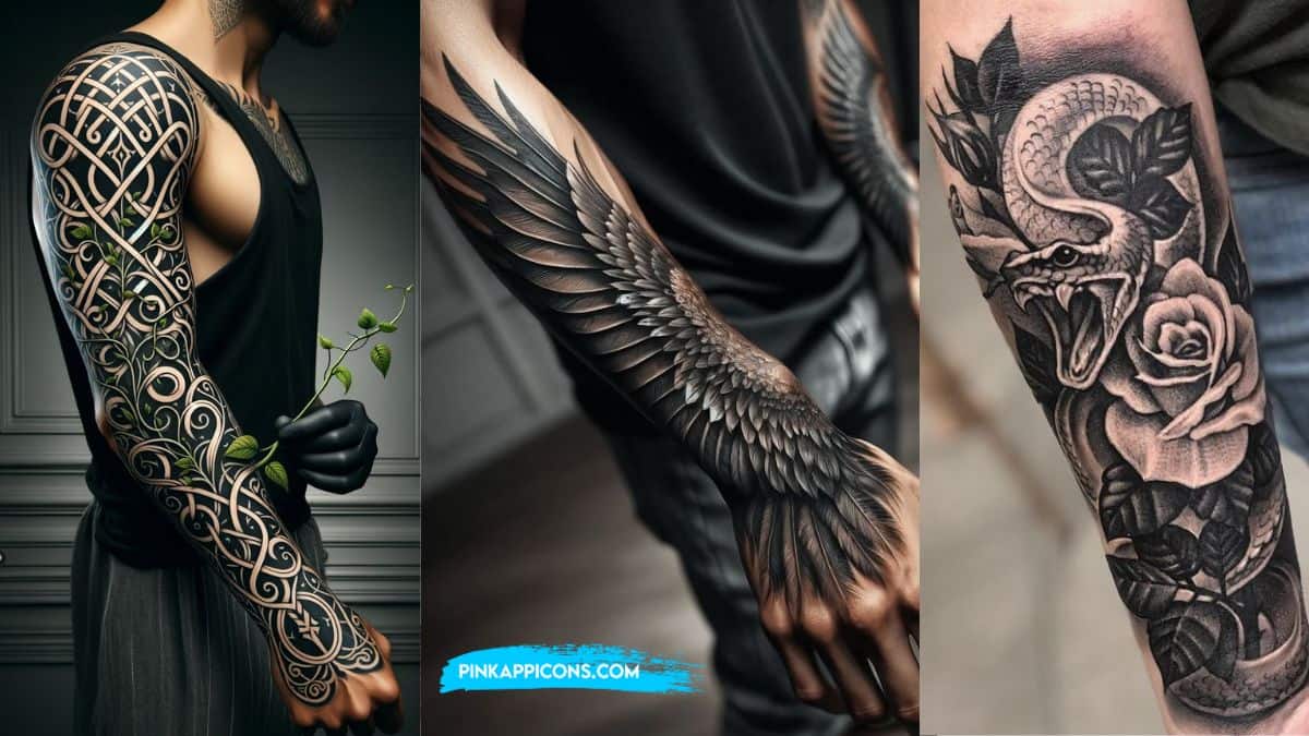 Simple Sleeve Tattoo Ideas for Men