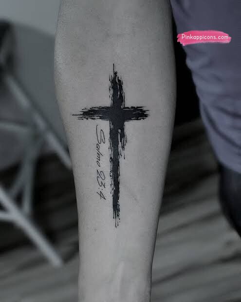 Cross Tattoos for Men With Bible Verse 1 Cross Tattoos for Men With Bible Verse 1