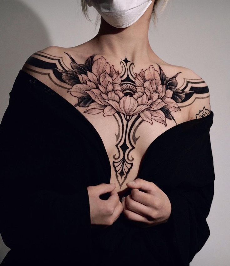 Full Neck Tattoo Ideas for Females