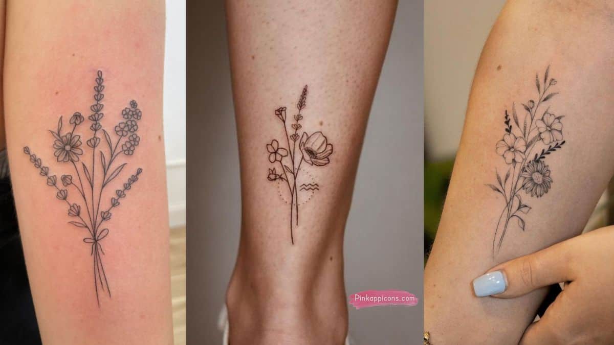 Latest Birth Flower Tattoo Ideas