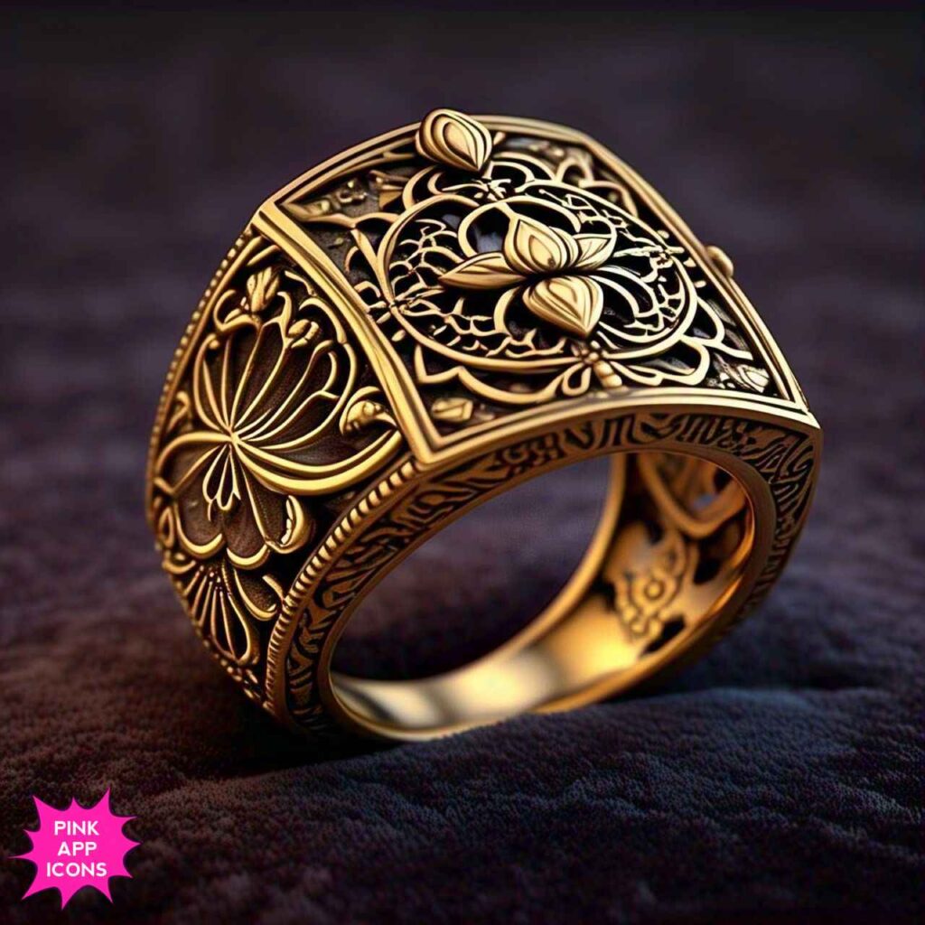 Men Ring Design Gold Men Ring Design Gold