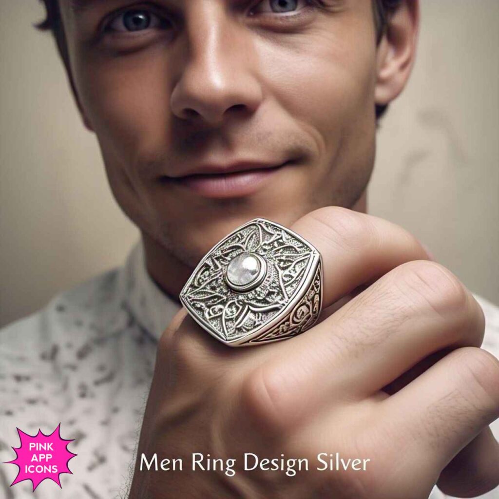 Men Ring Design Silver Men Ring Design Silver