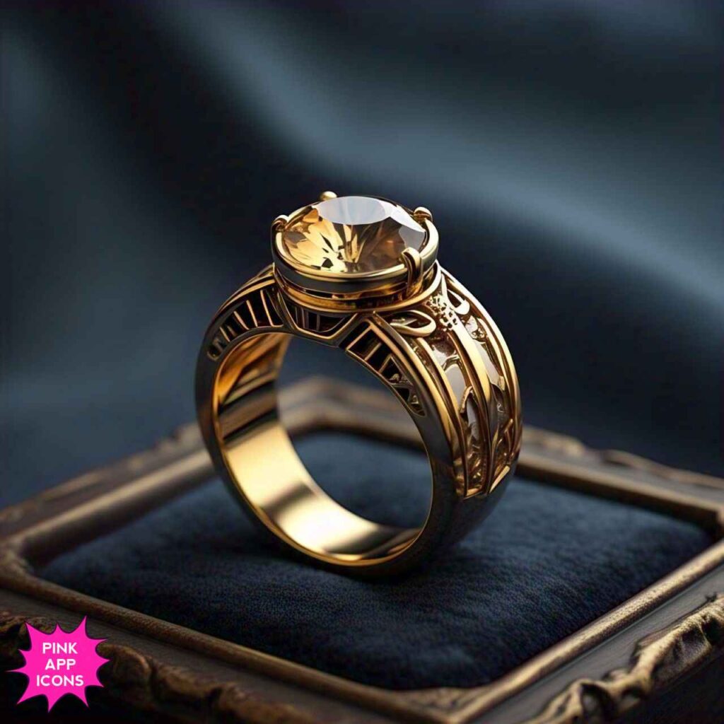 Mens Ring Design Boy Gold Mens Ring Design Boy Gold