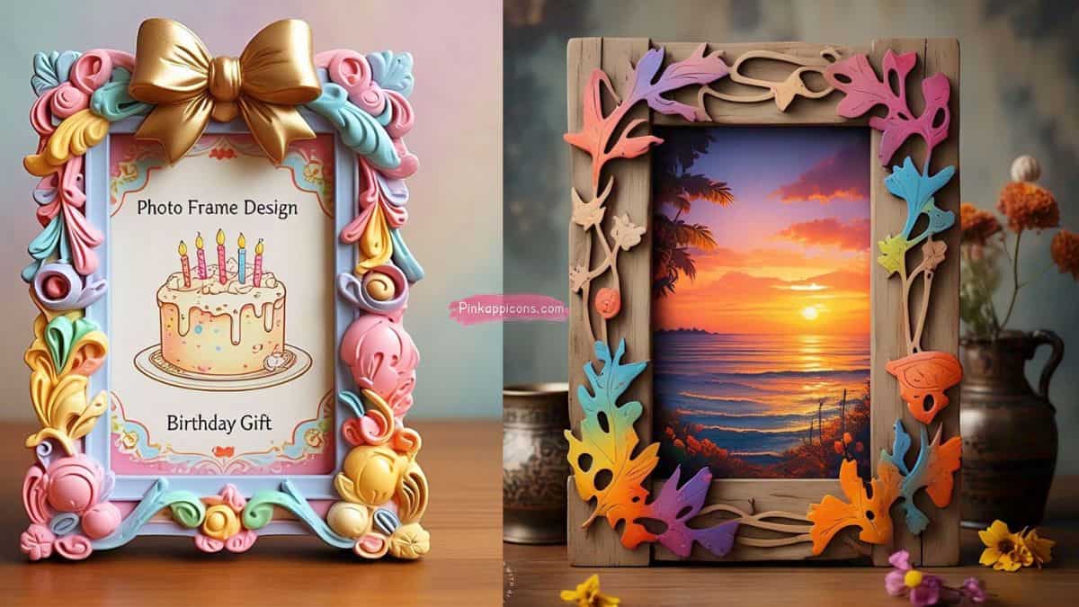 Photo Frame Design for Birthday, Gift, Wall Ideas