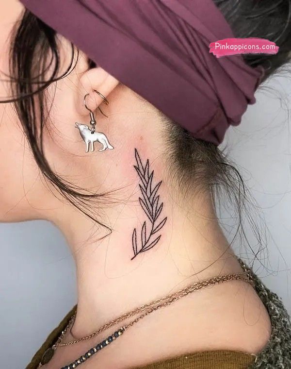 Side Neck Tattoo Ideas for Girls