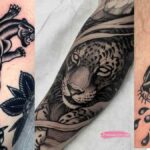 Simple Panther Tattoos Design Ideas