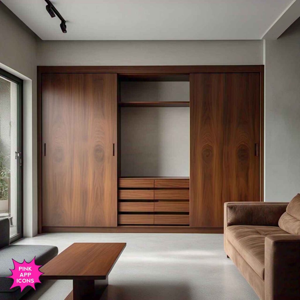Wood Wall Almirah Design Wood Wall Almirah Design
