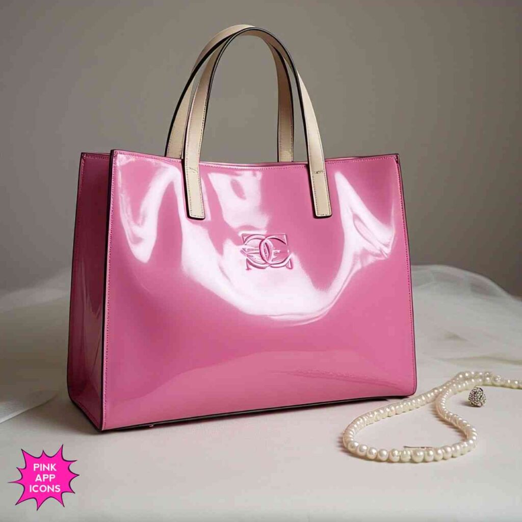 Pink Designer Bag Tote Pink Designer Bag Tote