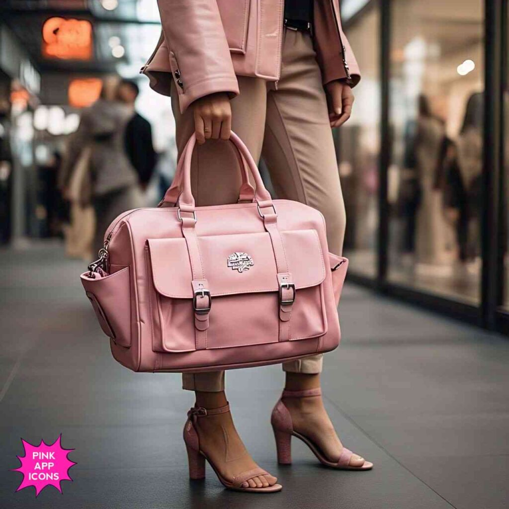 Pink Designer Changing Bag Pink Designer Changing Bag