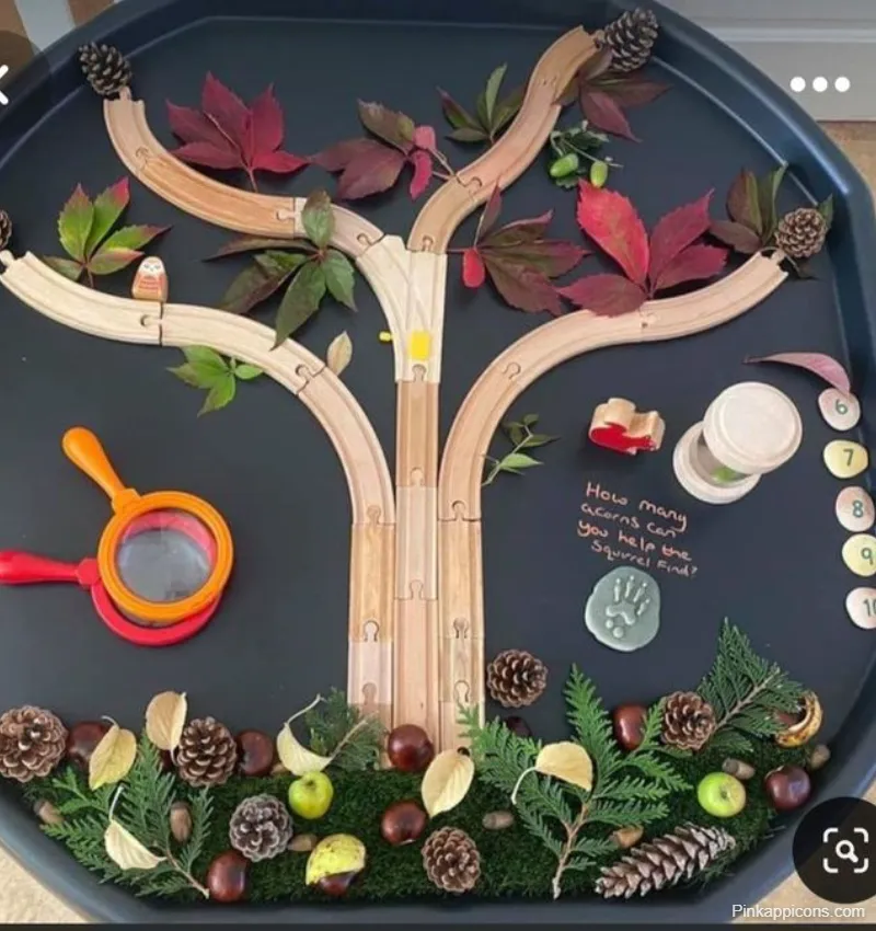 Tuff Tray Ideas Autumn for Toddlers Tuff Tray Ideas Autumn for Toddlers