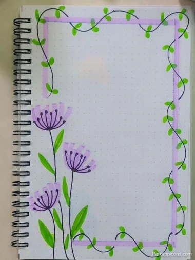 Aesthetic Front Page Design for Assignment