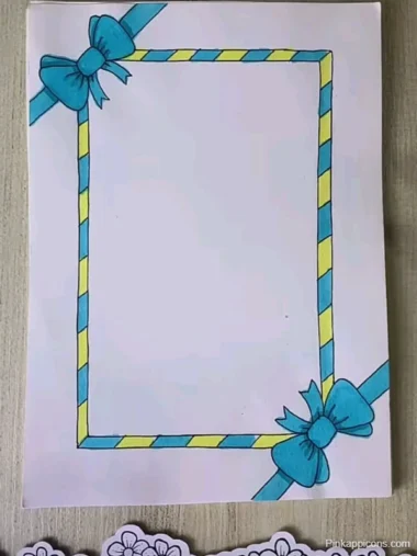 Attractive Attractive Handmade School Project Front Page Design Attractive Attractive Handmade School Project Front Page Design