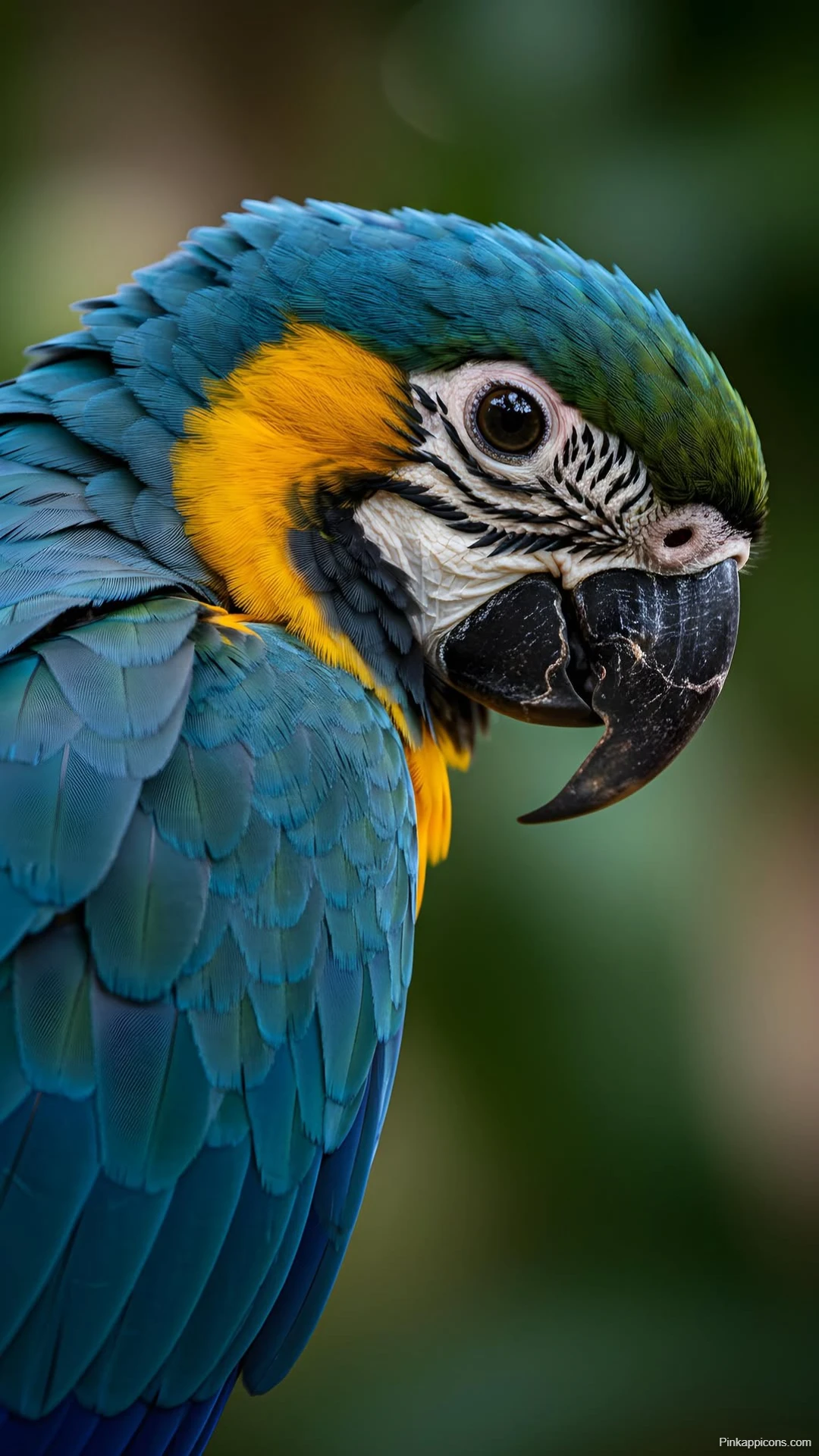 Beautiful Blue and Yellow Macaw Wallpaper Exotic Bird