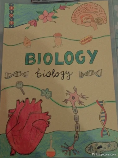 Biology Front Page Design Aesthetic