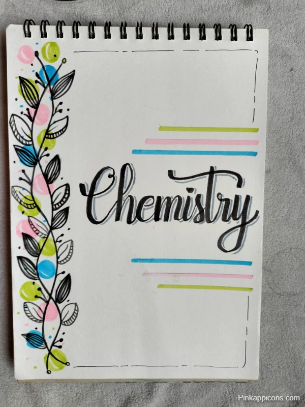 Chemistry Front Page Design