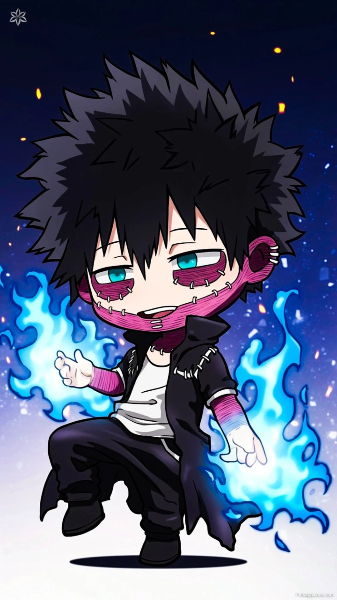 Chibi Dabi Blue Flames Wallpaper Cute My Hero Academia Chibi Dabi Blue Flames Wallpaper Cute My Hero Academia