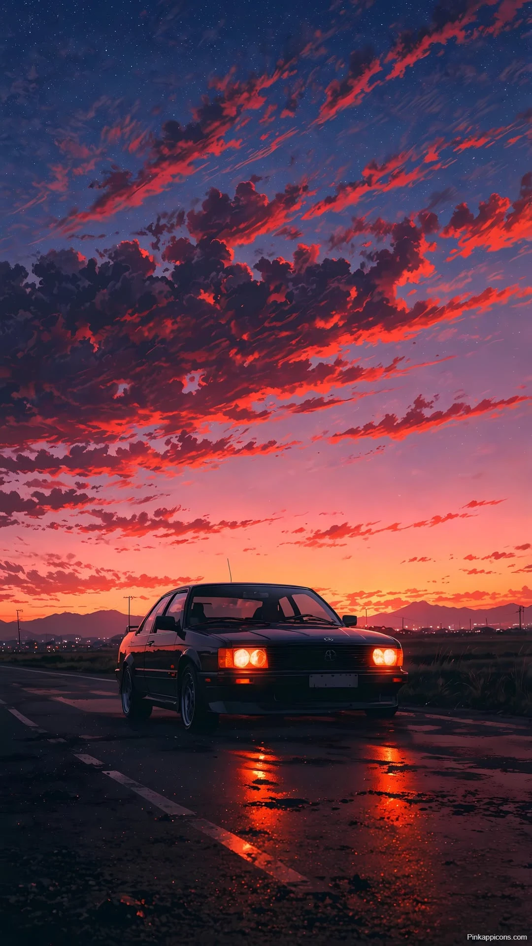 Classic Black Audi Wallpaper Stunning Sunset Drive