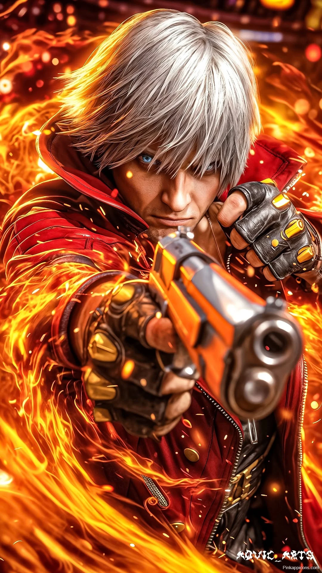 Dante Devil May Cry Fire Wallpaper Intense Demon Hunter Dante Devil May Cry Fire Wallpaper Intense Demon Hunter