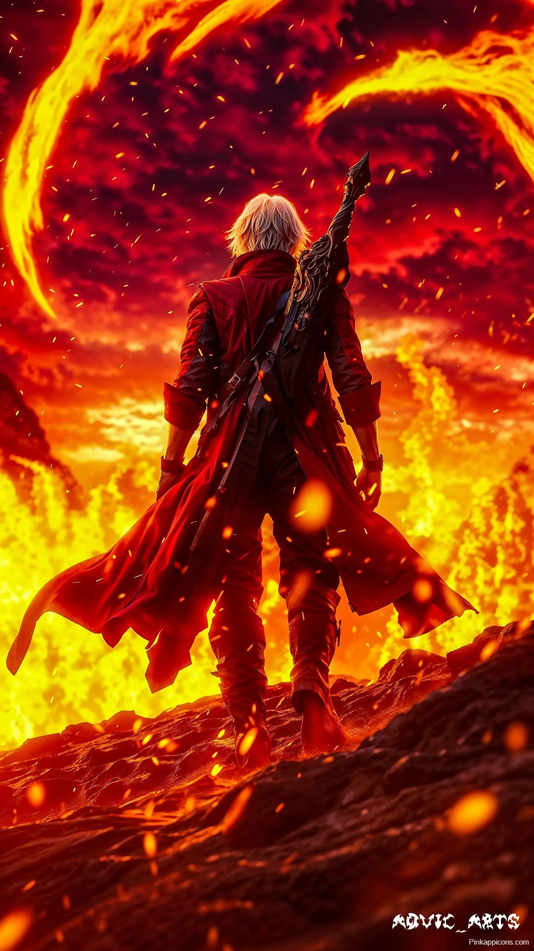 Dante Facing the Inferno Wallpaper Dante Facing the Inferno Wallpaper