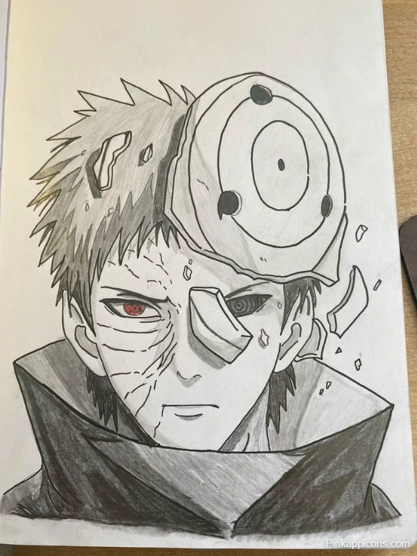 Drawing of Naruto
