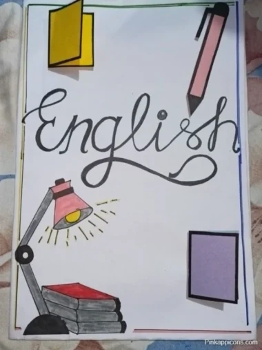 English Front Page Design Simple