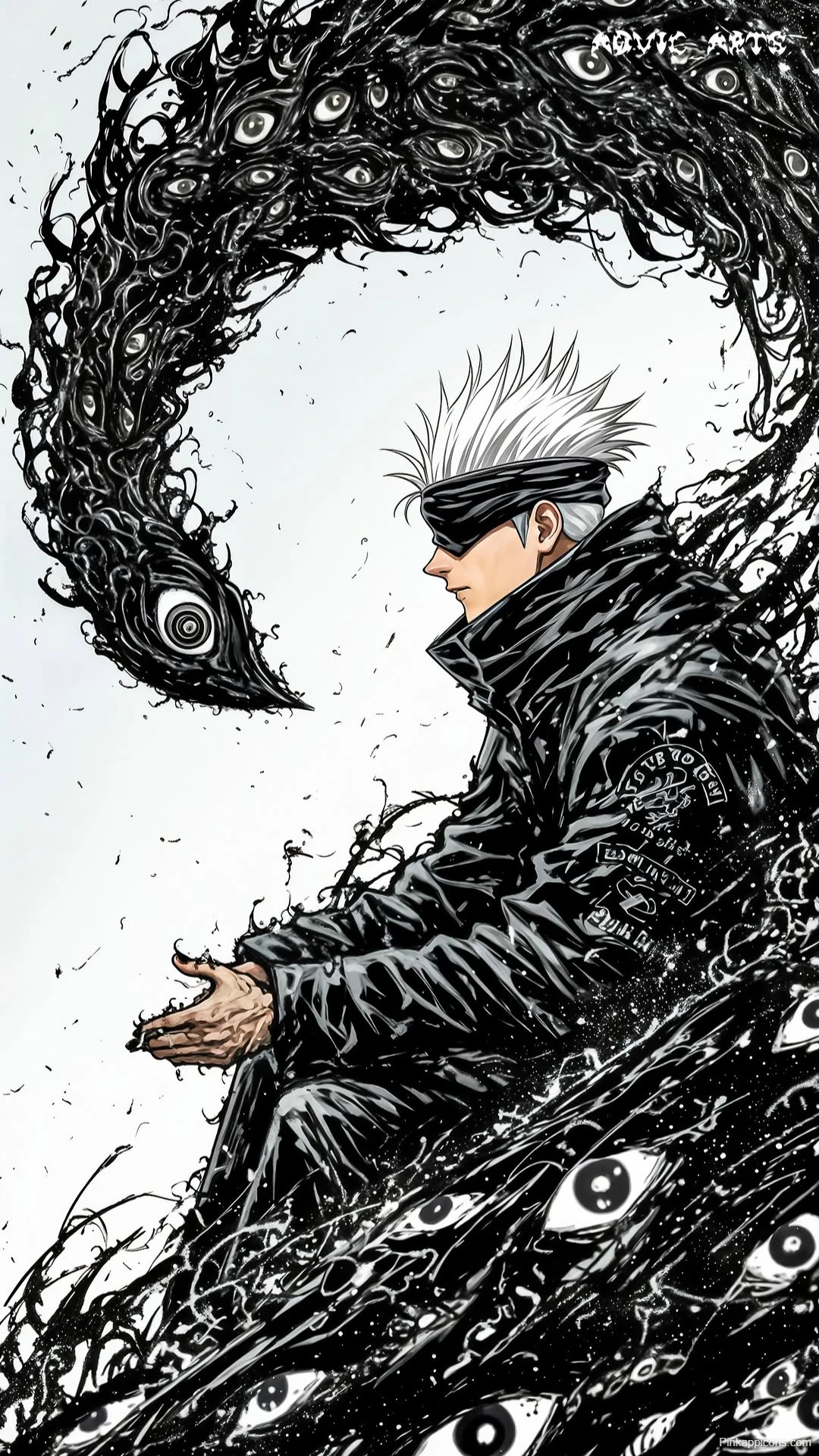 Gojo Satoru Eyes Wallpaper Mysterious Jujutsu Kaisen Gojo Satoru Eyes Wallpaper Mysterious Jujutsu Kaisen