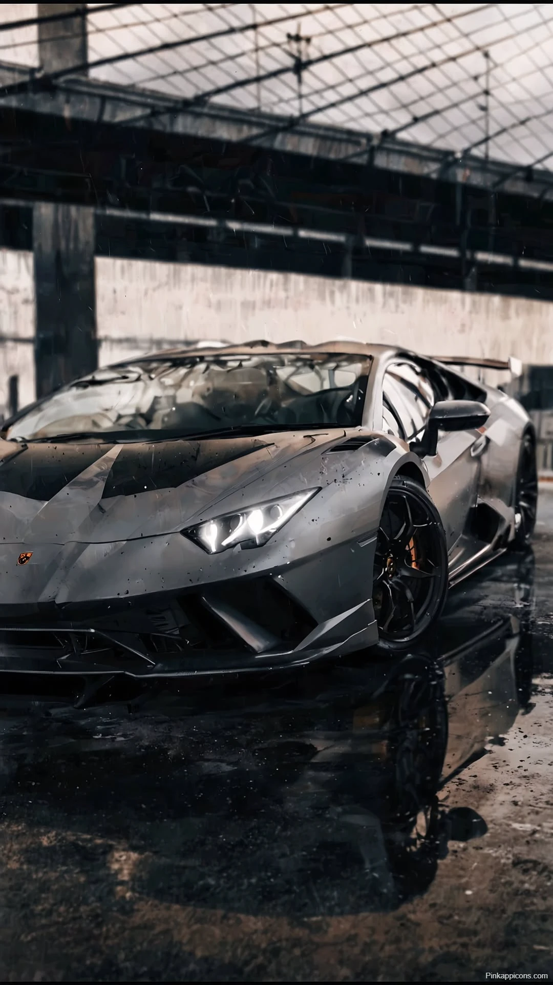 Gray Lamborghini Huracan Performante Wallpaper Urban Edge