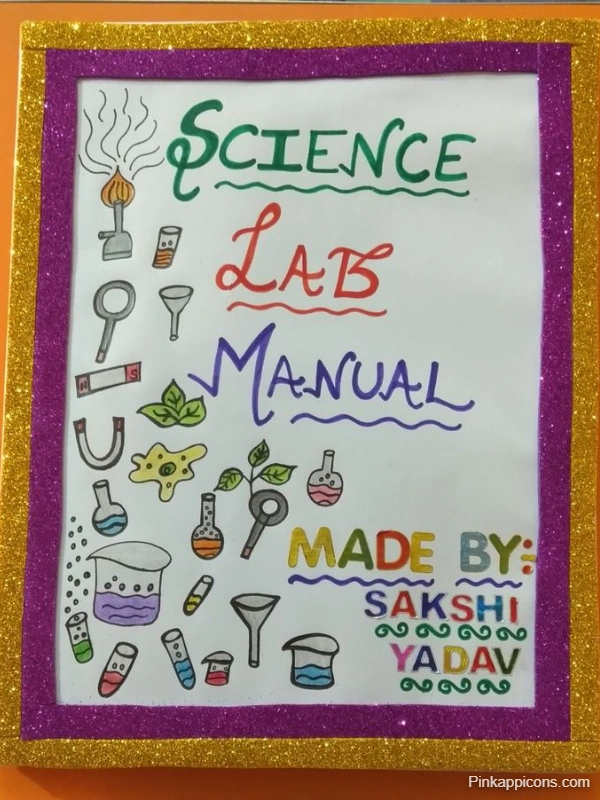 Handmade Front Page Science Cover Page Design