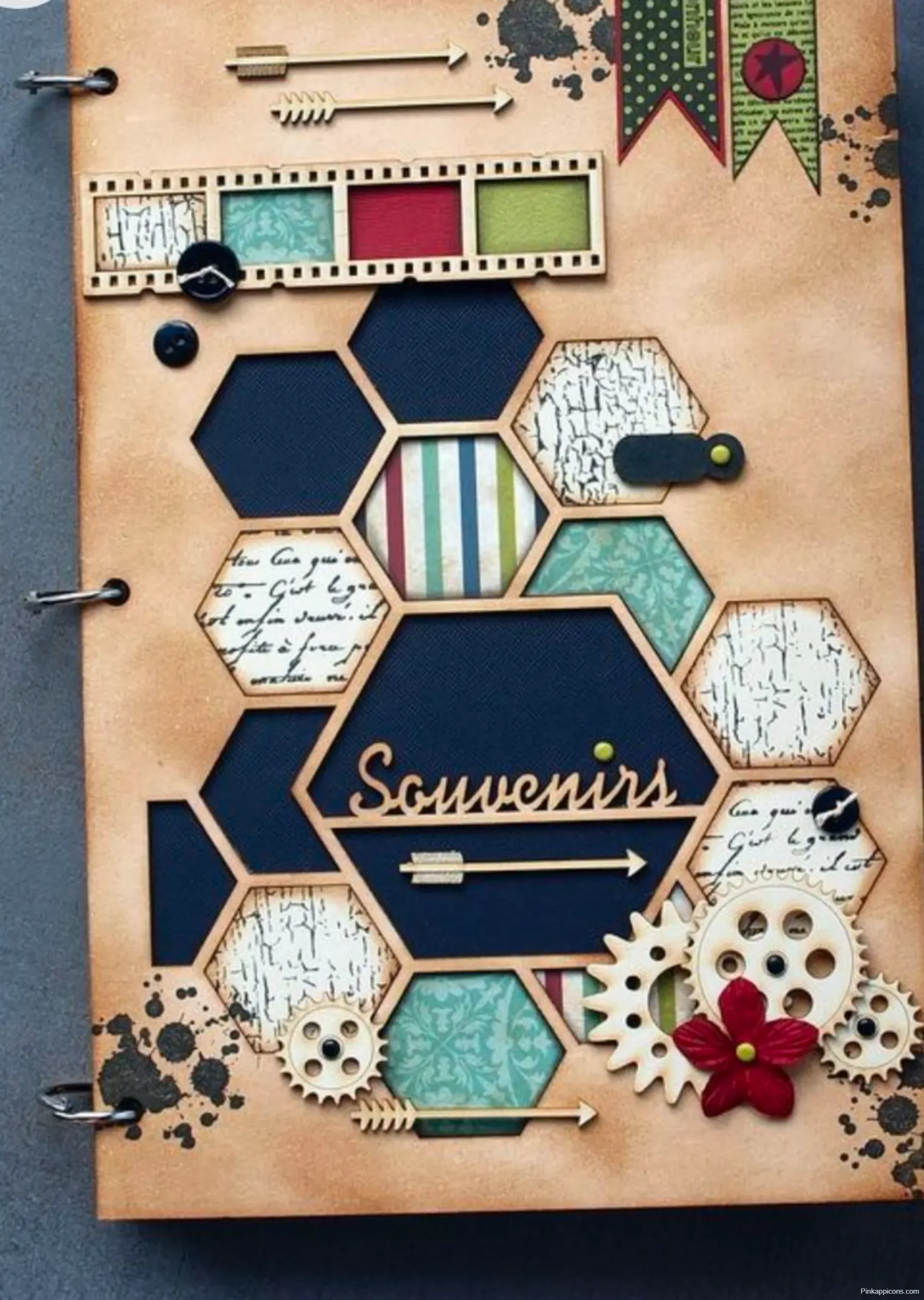 Handmade School Project Front Page Design 1 scaled