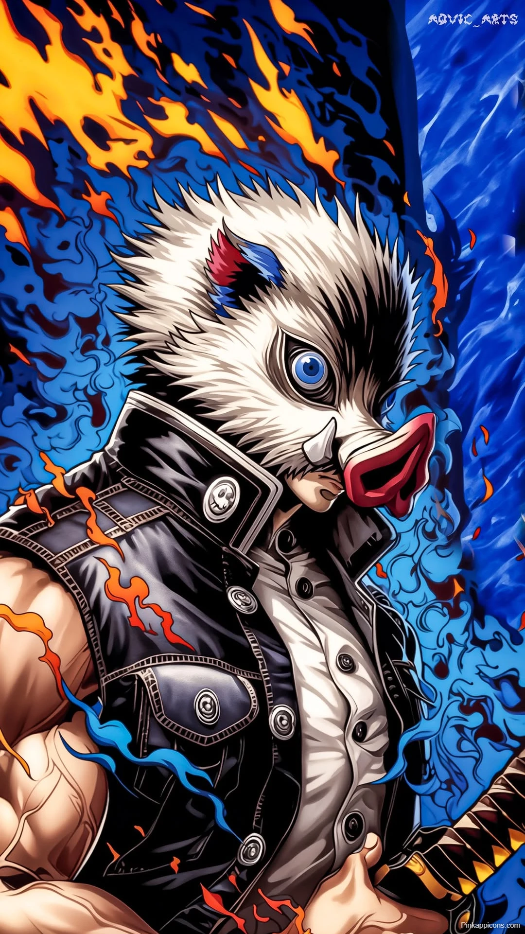 Inosuke Hashibira Wallpaper Fierce Demon Slayer Boar Mask Inosuke Hashibira Wallpaper Fierce Demon Slayer Boar Mask