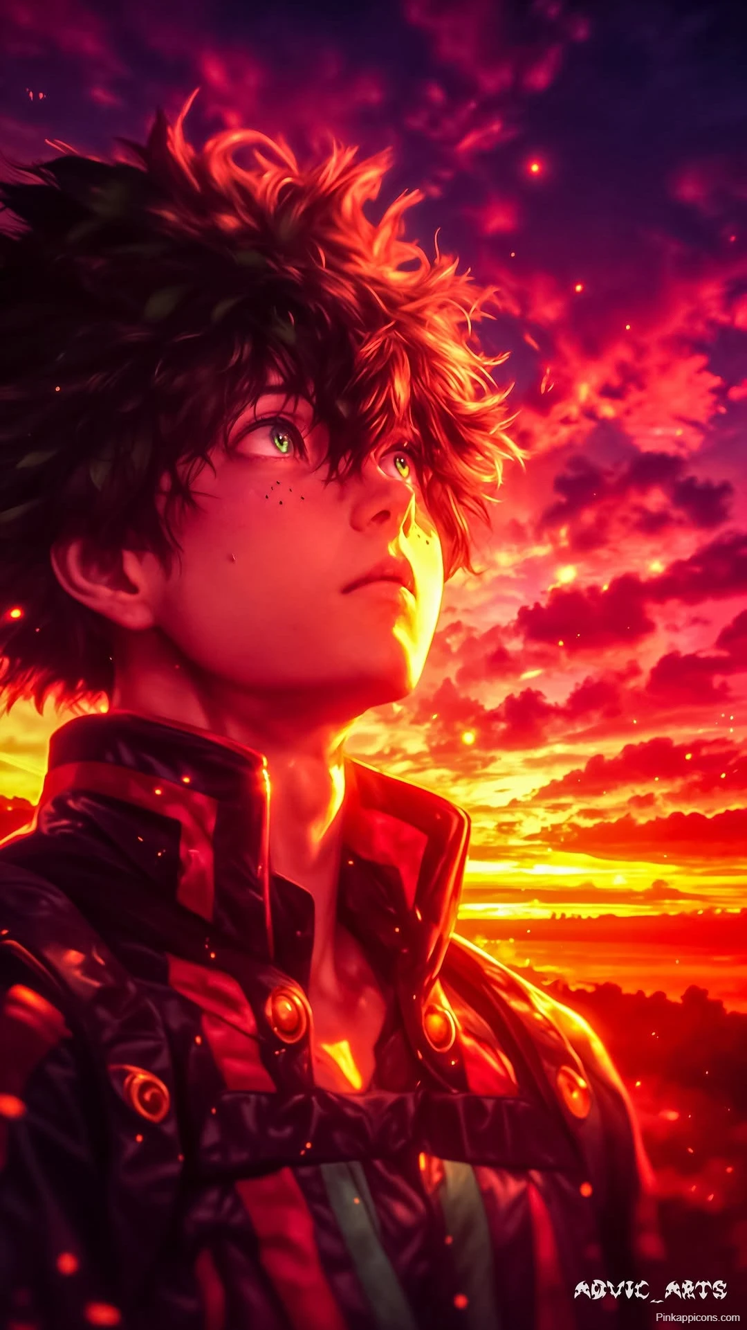 Izuku Midoriya Sunset Wallpaper Hopeful My Hero Academia Izuku Midoriya Sunset Wallpaper Hopeful My Hero Academia