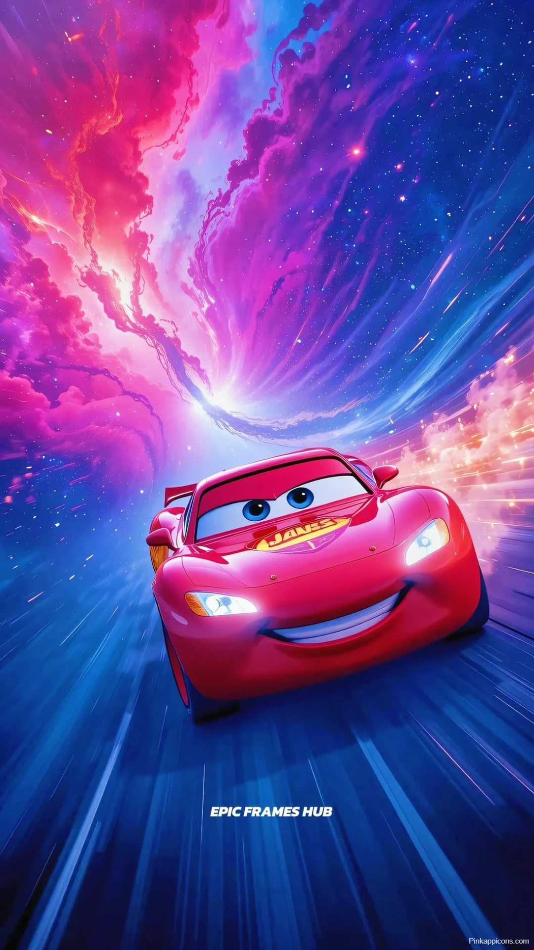Lightning McQueen Wallpaper Cosmic Speed Burst