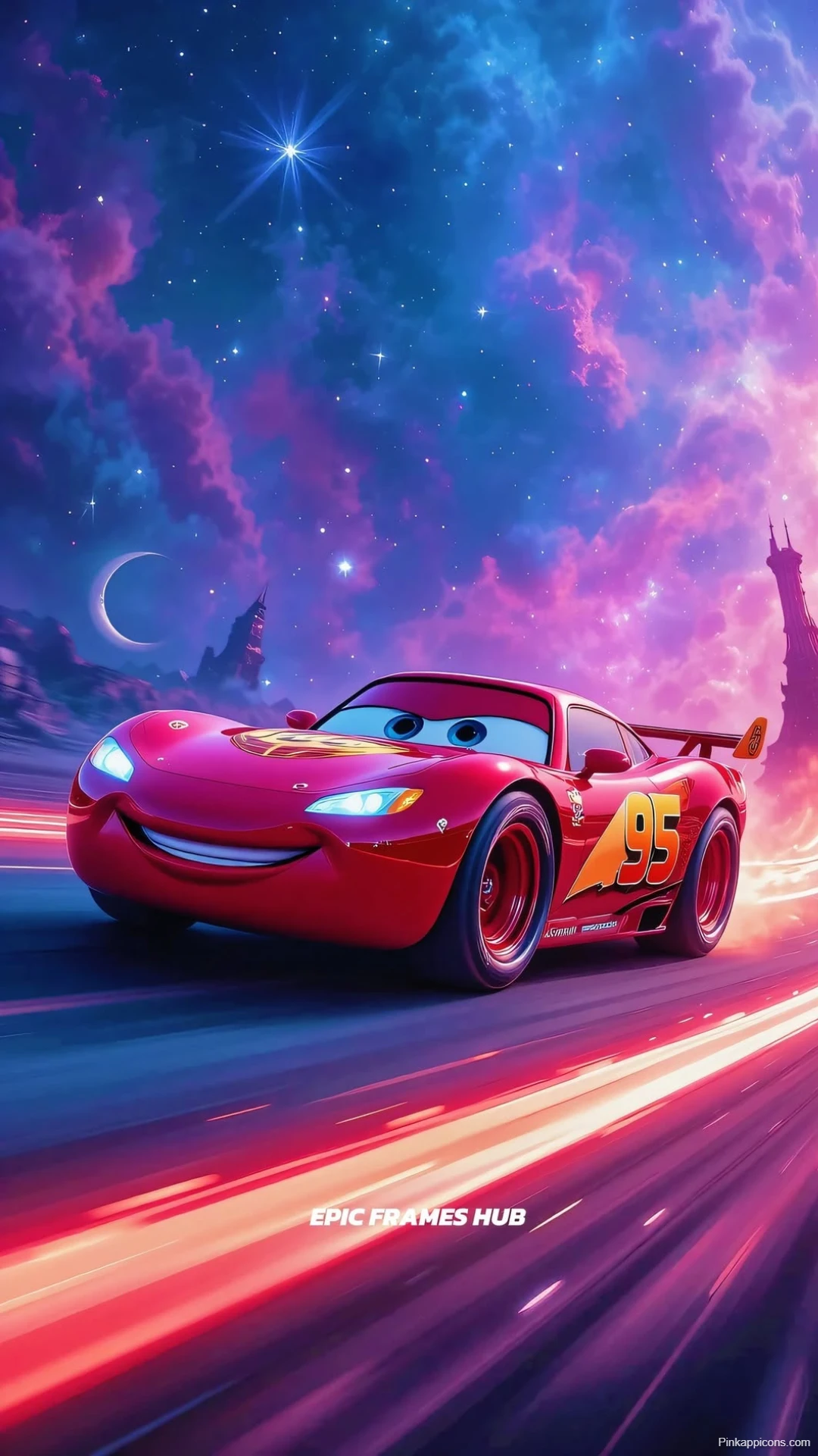Lightning McQueen Wallpaper Enchanted Night Drive