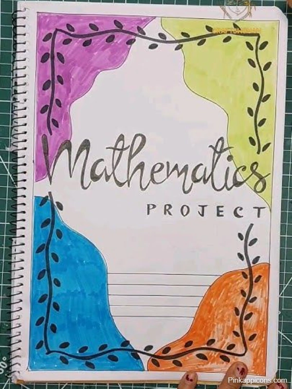 Math Project Front Page Design Easy